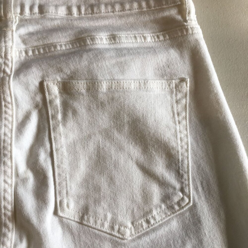 Everlane Womens The High Rise Straight Leg Denim Jeans Size 31 Reg. White SP EXC - Picture 10 of 11